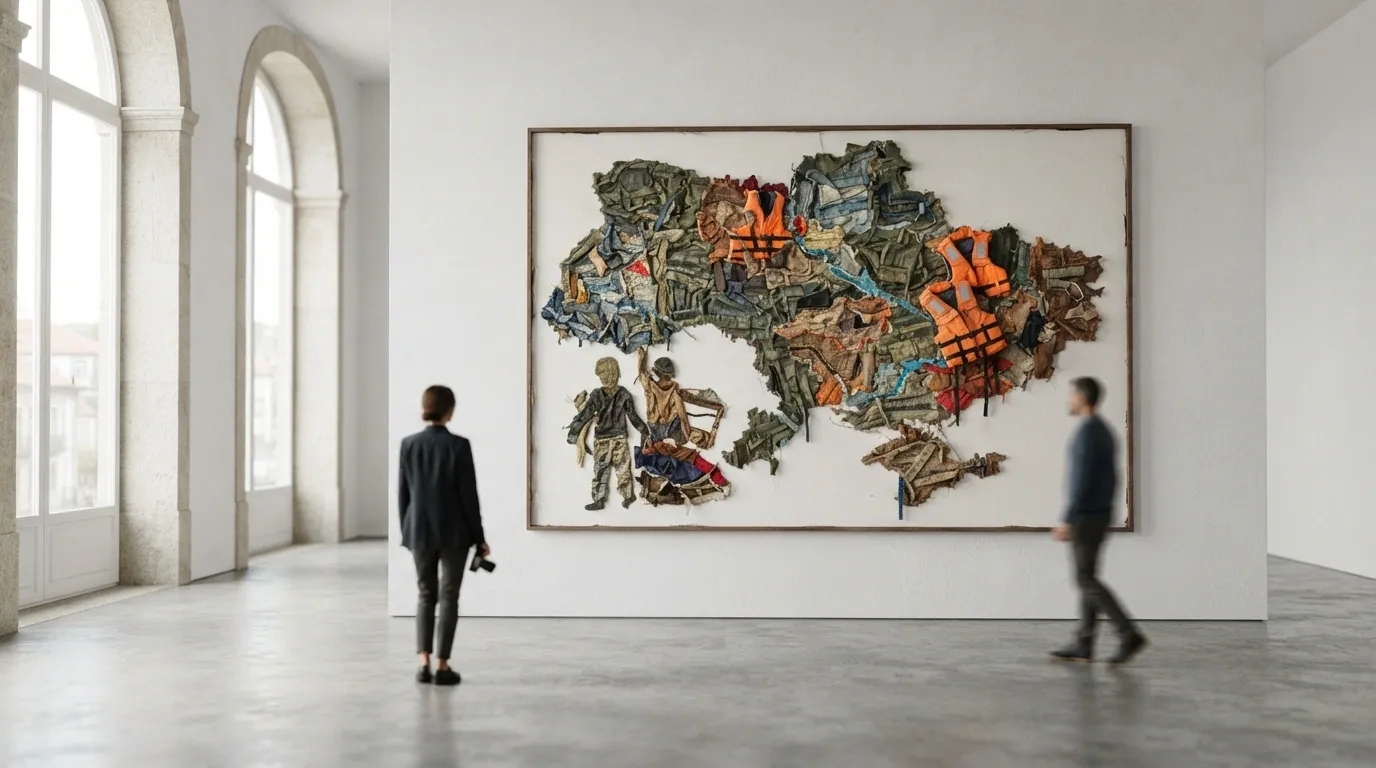 Ai Weiwei Transforms War Debris into Art in Guimarães for Contextile 2026