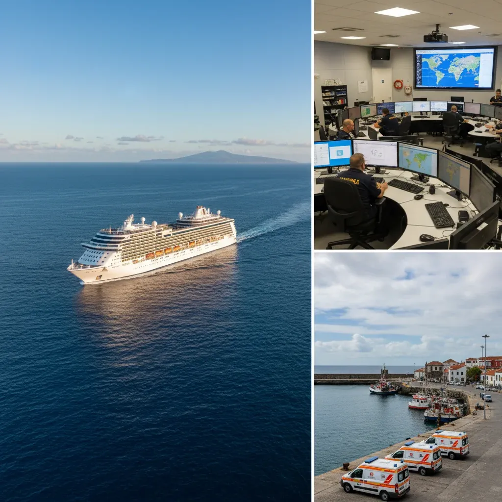 Emergency at Sea: How Portugal's Navy Rescued a Cruise Passenger 1,200 km from Shore