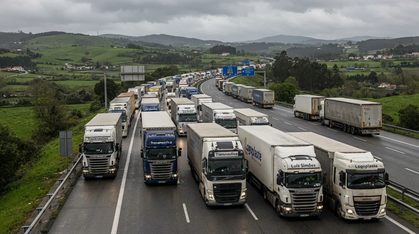 Truckers Slow Down Portugal's A1 in Fuel Price Protest as Government Agrees to Talk