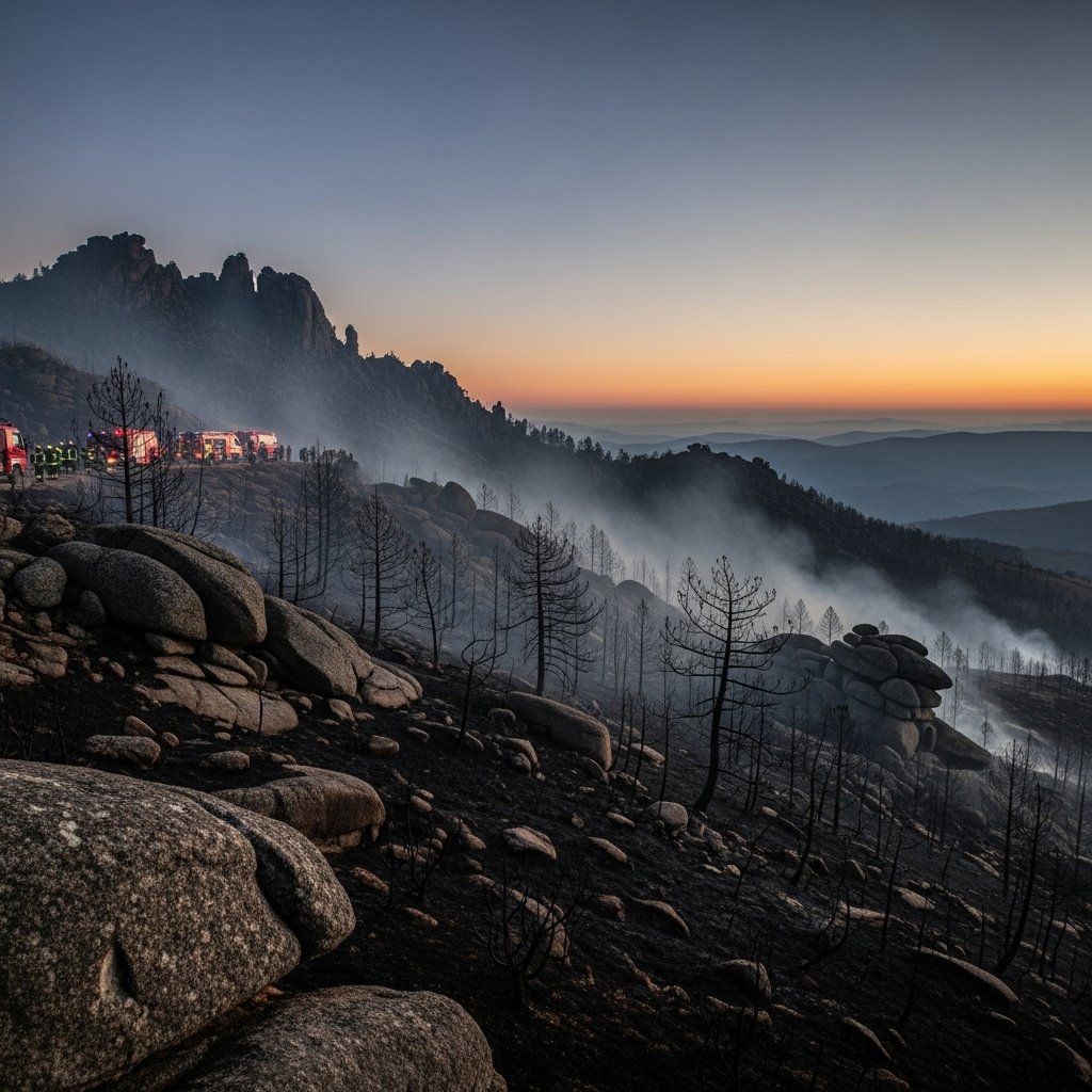 Wildfire Contained in Lourinhã Without Threatening Homes