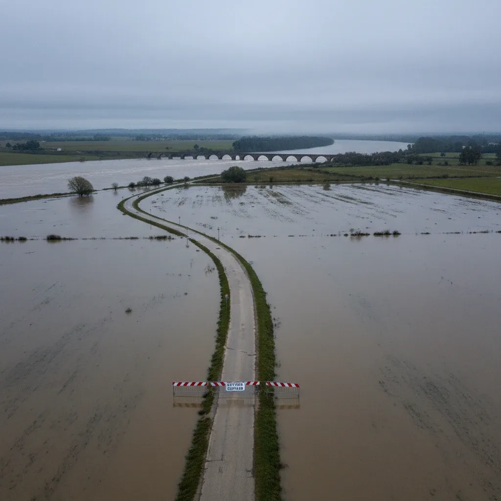 Santarém on Red Flood Alert as Tagus River Disrupts Travel and Farms