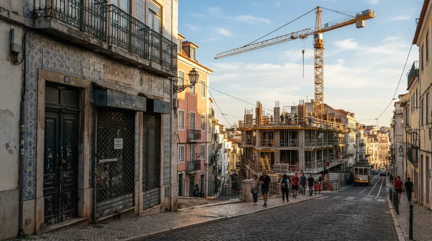 Construction Booms as Hospitality and Agriculture Retreat in Portugal's Divided Economy