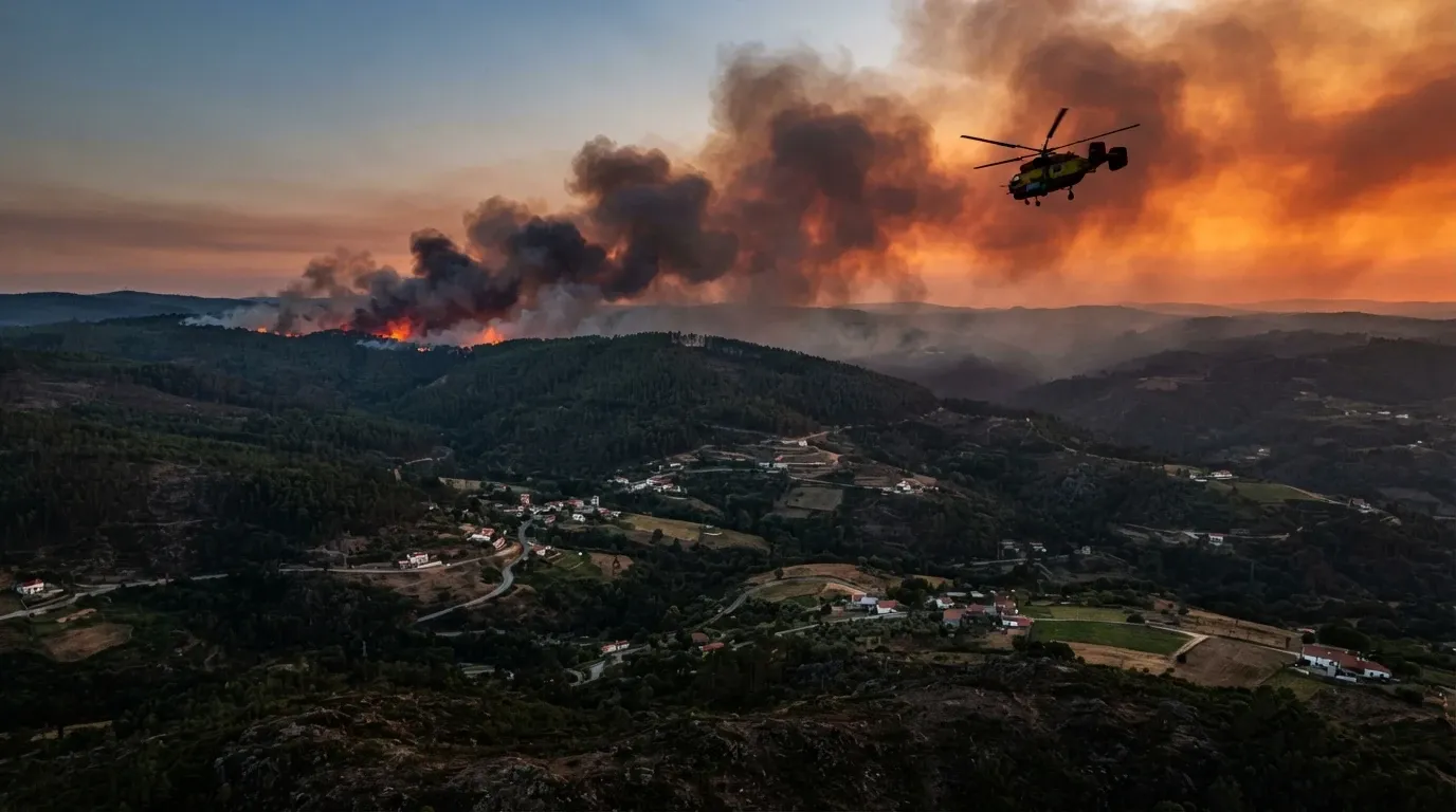 Major Wildfire Response in Porto de Mós: Fire Contained, Now Under Surveillance (September 2026)
