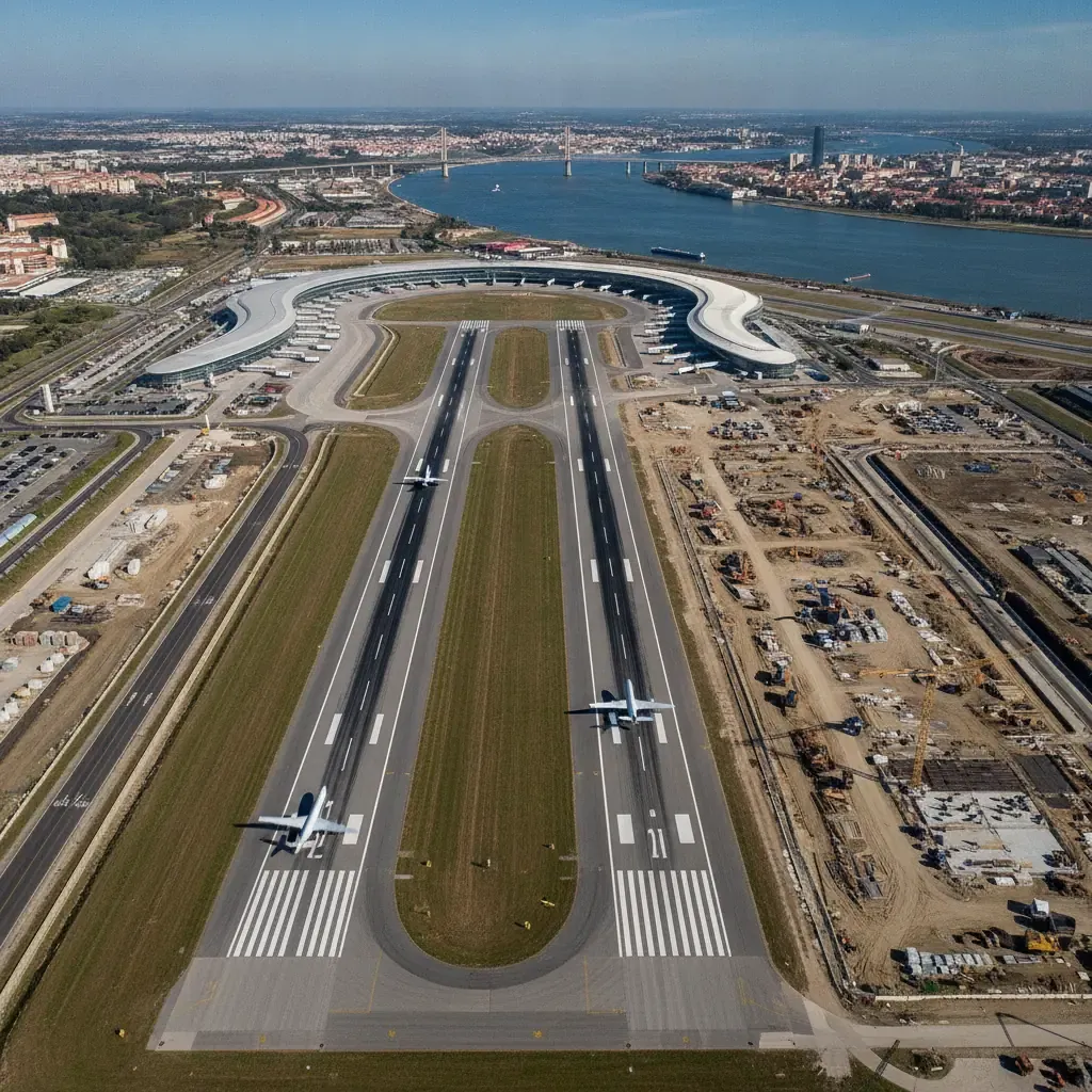 Lisbon's New Airport: €7.9-8.9 Billion Project Opening 2035 with Higher Flight Costs